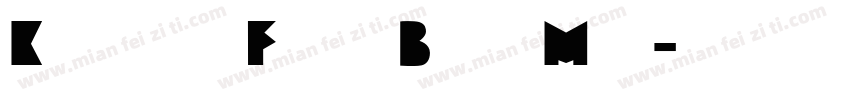 KolquatFunkyBitm Med字体转换